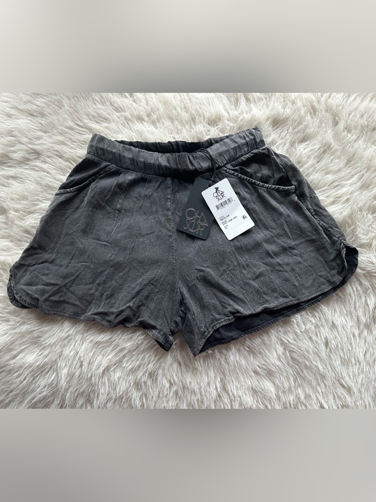 Chaser Pants - Chaser black crowd Washed Charcoal Elastic-Waist Athletic Shorts